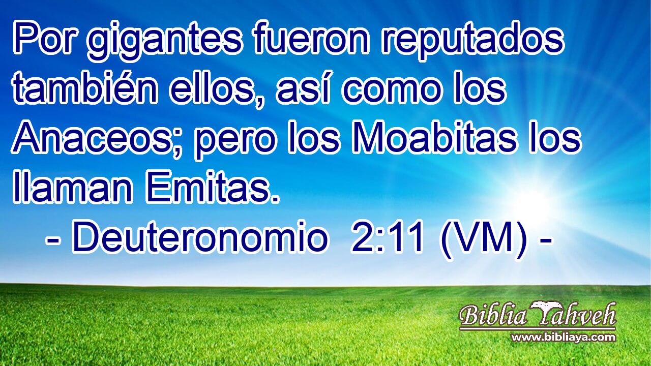  Por gigantes fueron reputados también ellos, así como los Anaceos; pero los Moabitas los llaman Emitas. 