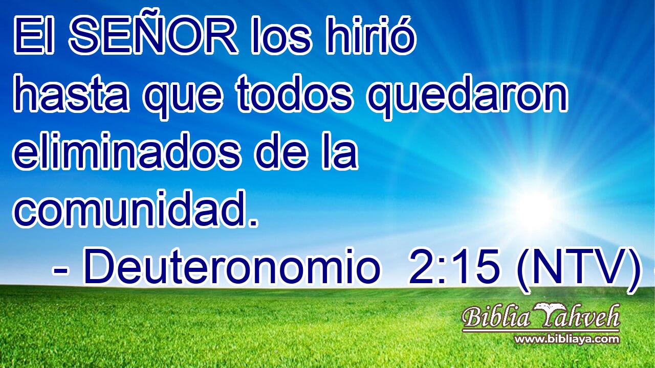 El SEÑOR los hirió hasta que todos quedaron eliminados de la comunidad.