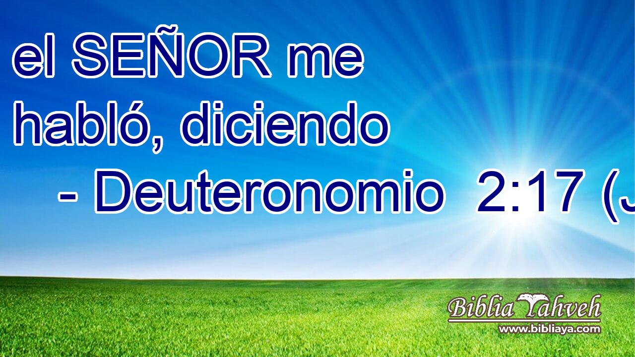 el SEÑOR me habló, diciendo