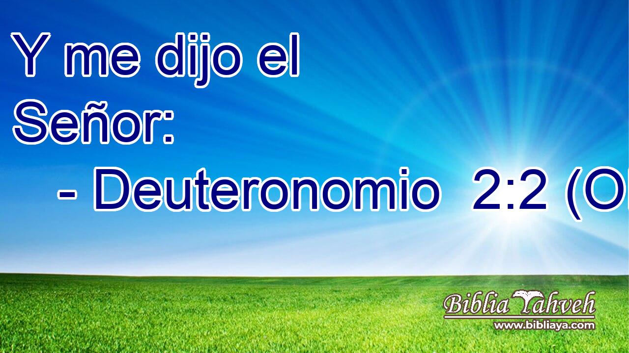  Y me dijo el Señor: 
