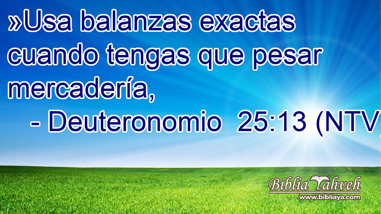 »Usa balanzas exactas cuando tengas que pesar mercadería,