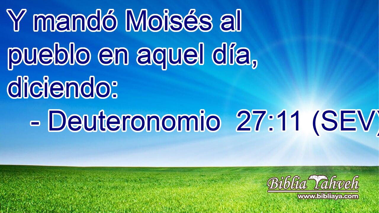 Y mandó Moisés al pueblo en aquel día, diciendo: