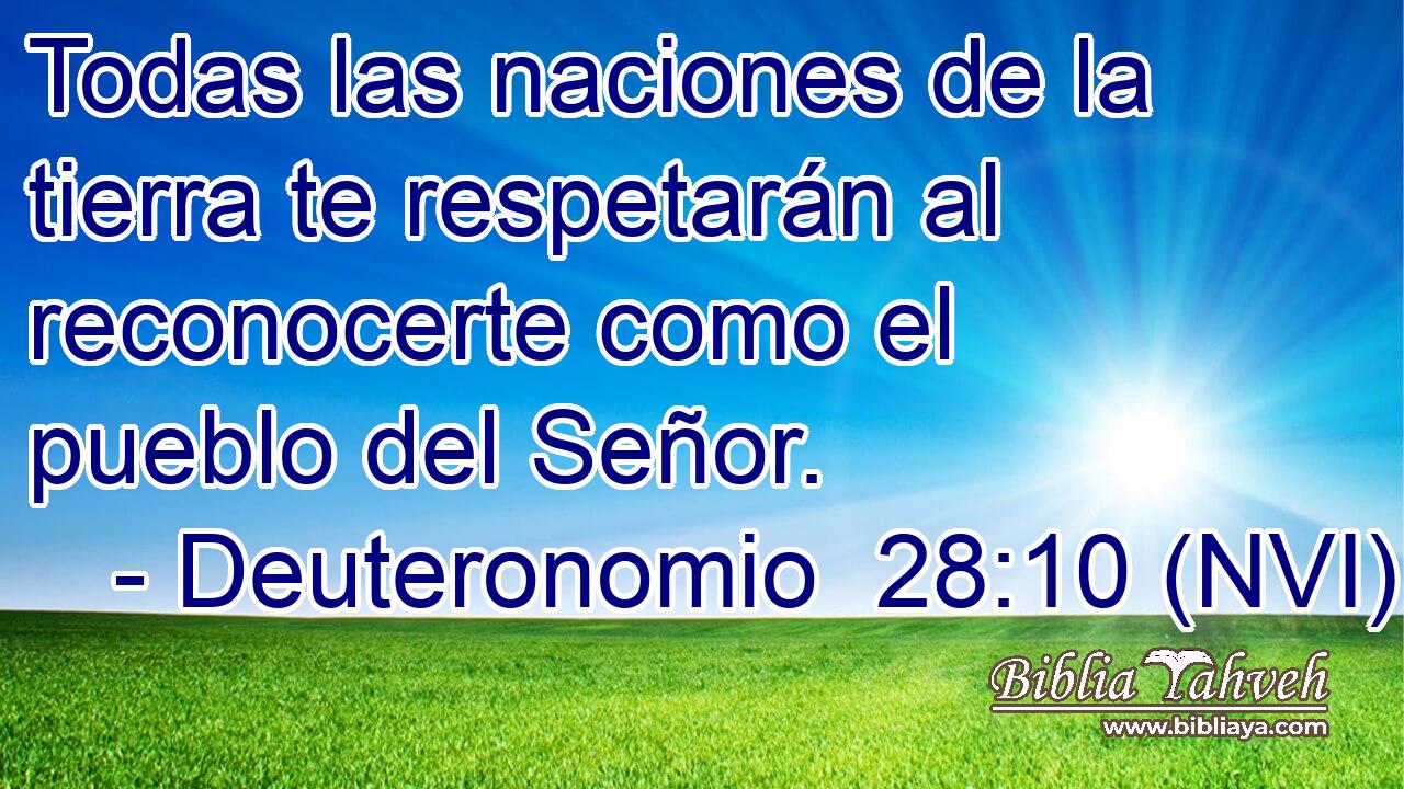  Todas las naciones de la tierra te respetarán al reconocerte como el pueblo del Señor. 