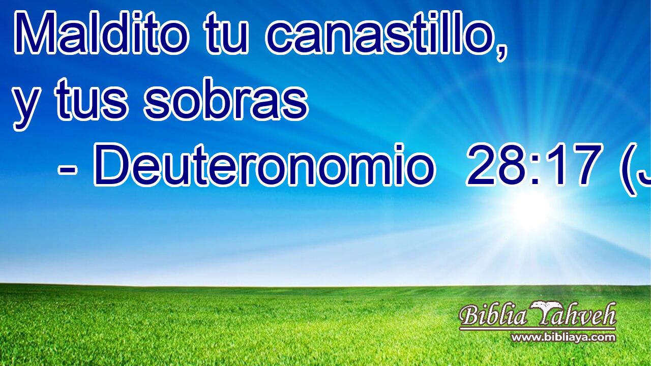Maldito tu canastillo, y tus sobras