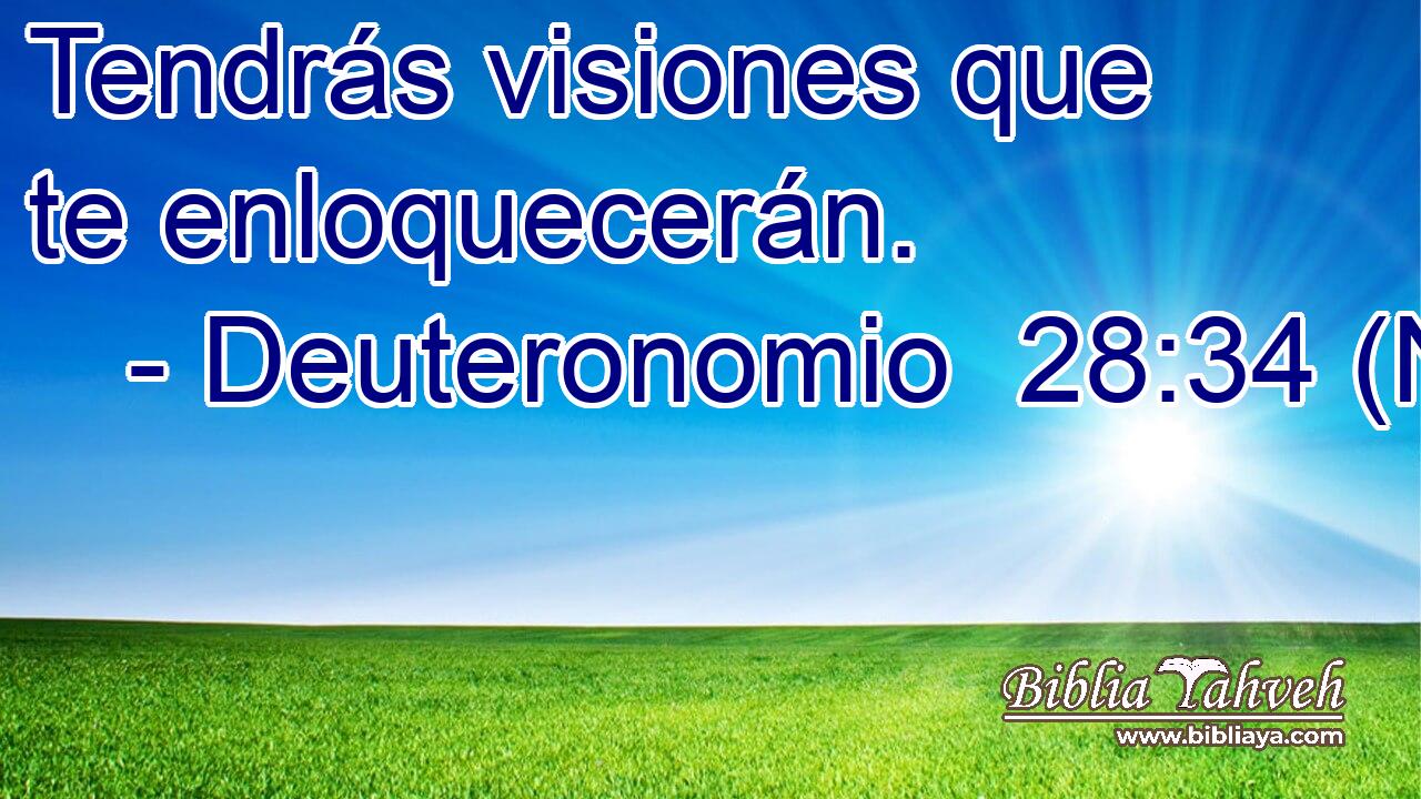  Tendrás visiones que te enloquecerán. 