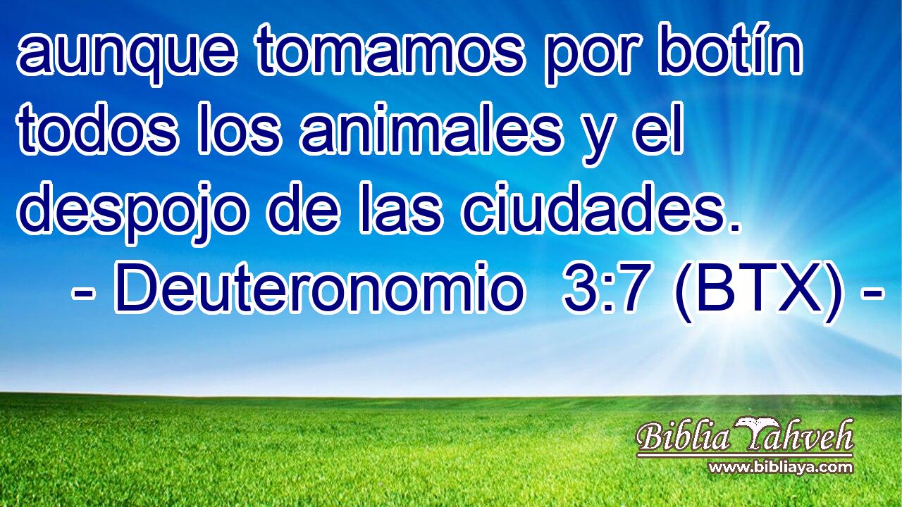 aunque tomamos por botín todos los animales y el despojo de las ciudades.