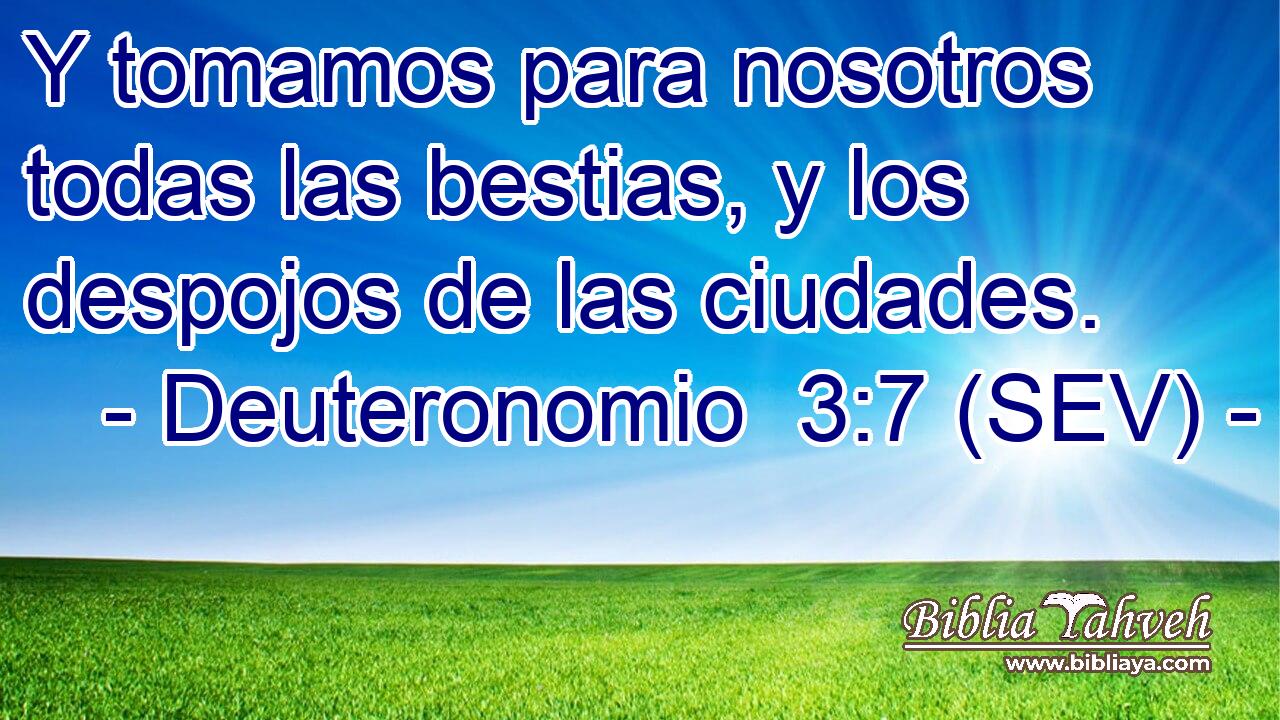 Y tomamos para nosotros todas las bestias, y los despojos de las ciudades.