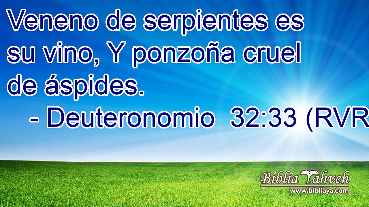 Veneno de serpientes es su vino, Y ponzoña cruel de áspides.