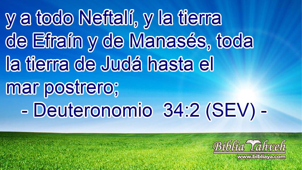 y a todo Neftalí, y la tierra de Efraín y de Manasés, toda la tierra de Judá hasta el mar postrero;