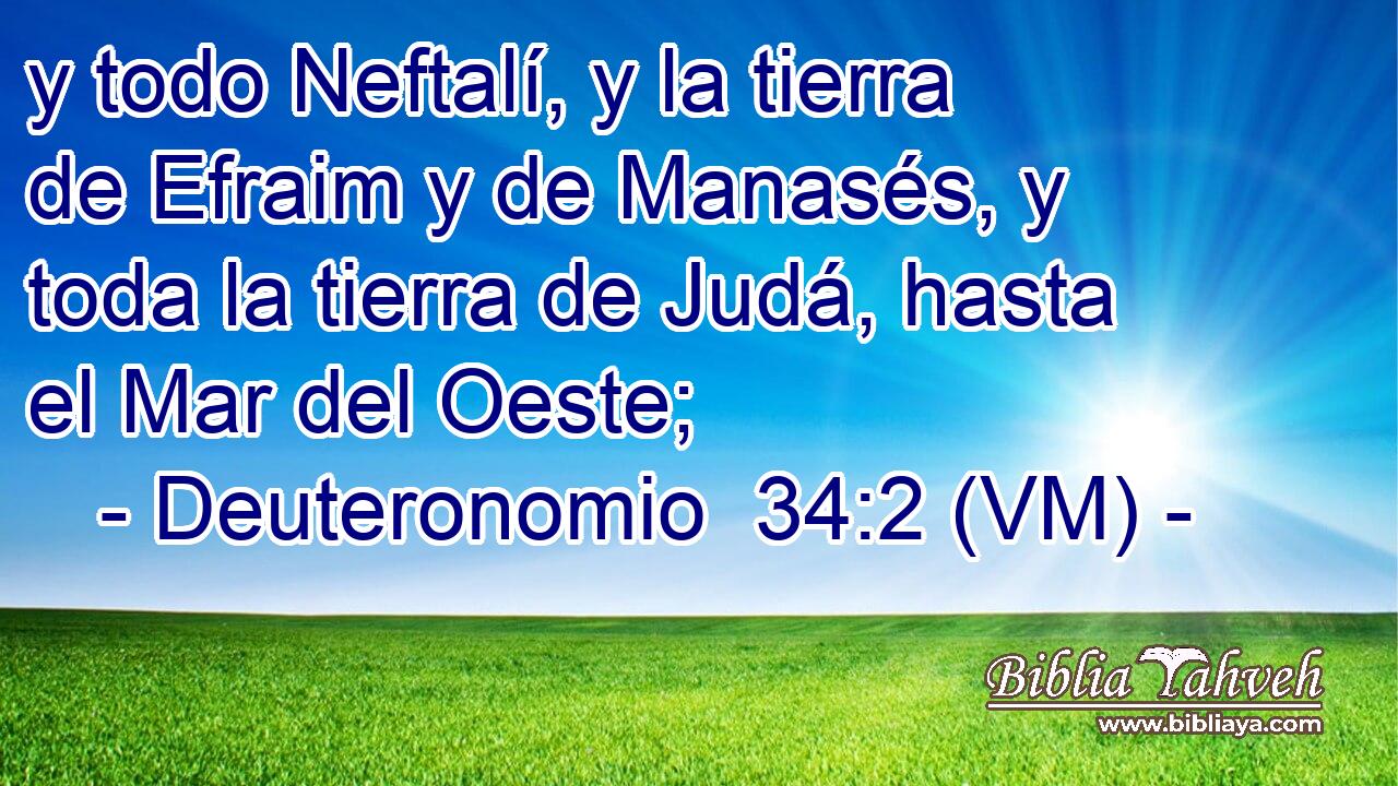  y todo Neftalí, y la tierra de Efraim y de Manasés, y toda la tierra de Judá, hasta el Mar del Oeste; 