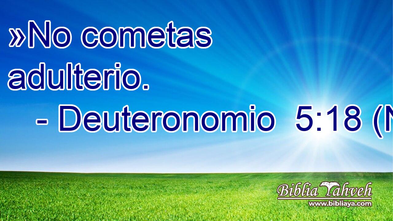 »No cometas adulterio.