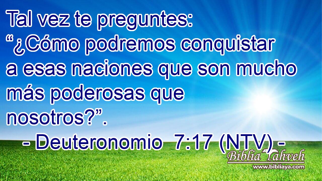 Tal vez te preguntes: “¿Cómo podremos conquistar a esas naciones que son mucho más poderosas que nosotros?”.