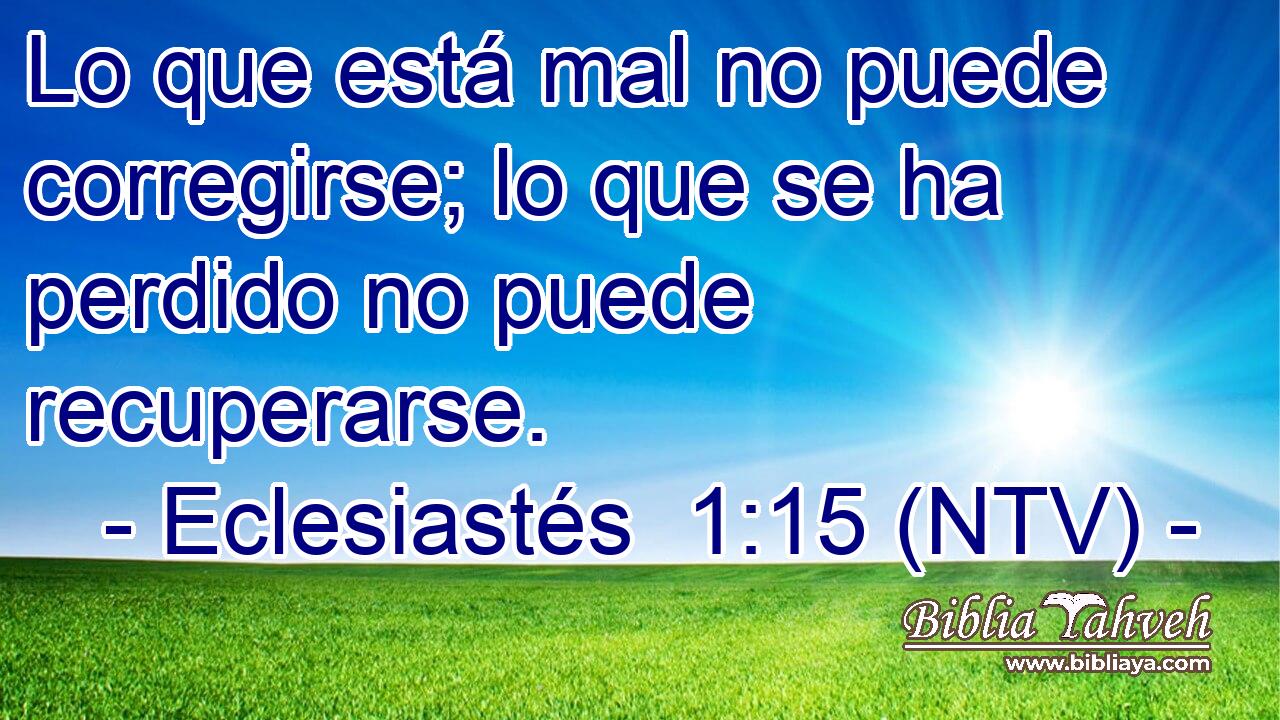 Lo que está mal no puede corregirse; lo que se ha perdido no puede recuperarse.