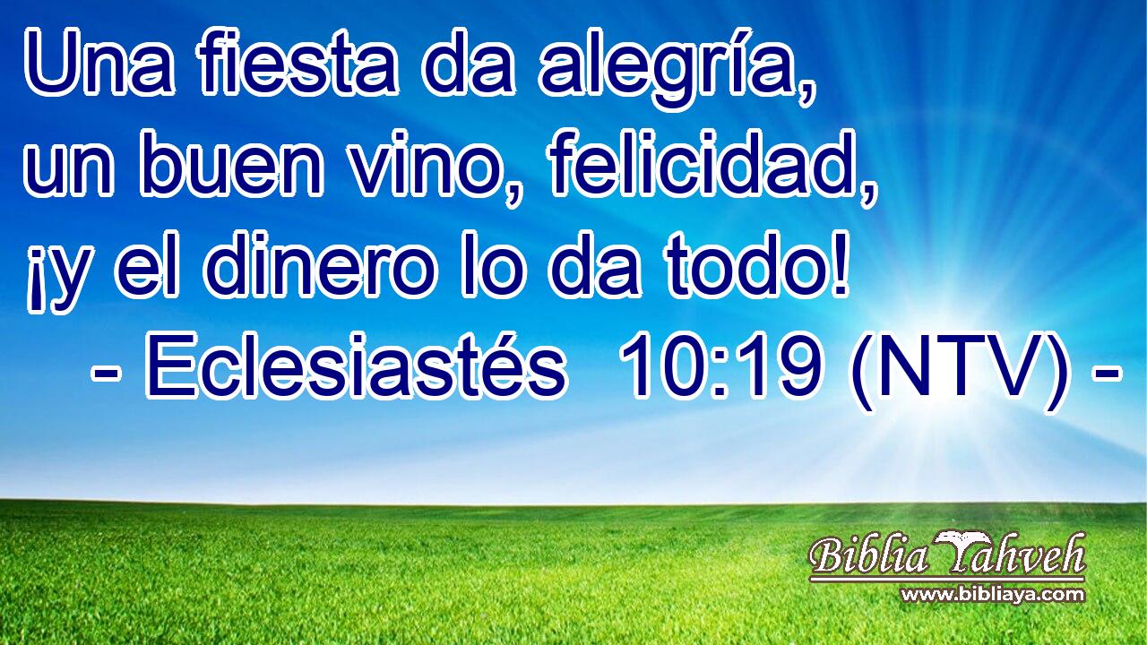 Una fiesta da alegría, un buen vino, felicidad, ¡y el dinero lo da todo!