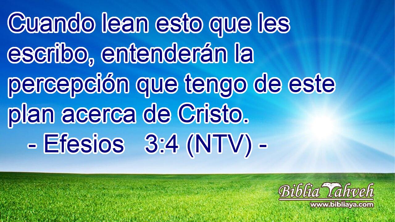Cuando lean esto que les escribo, entenderán la percepción que tengo de este plan acerca de Cristo.