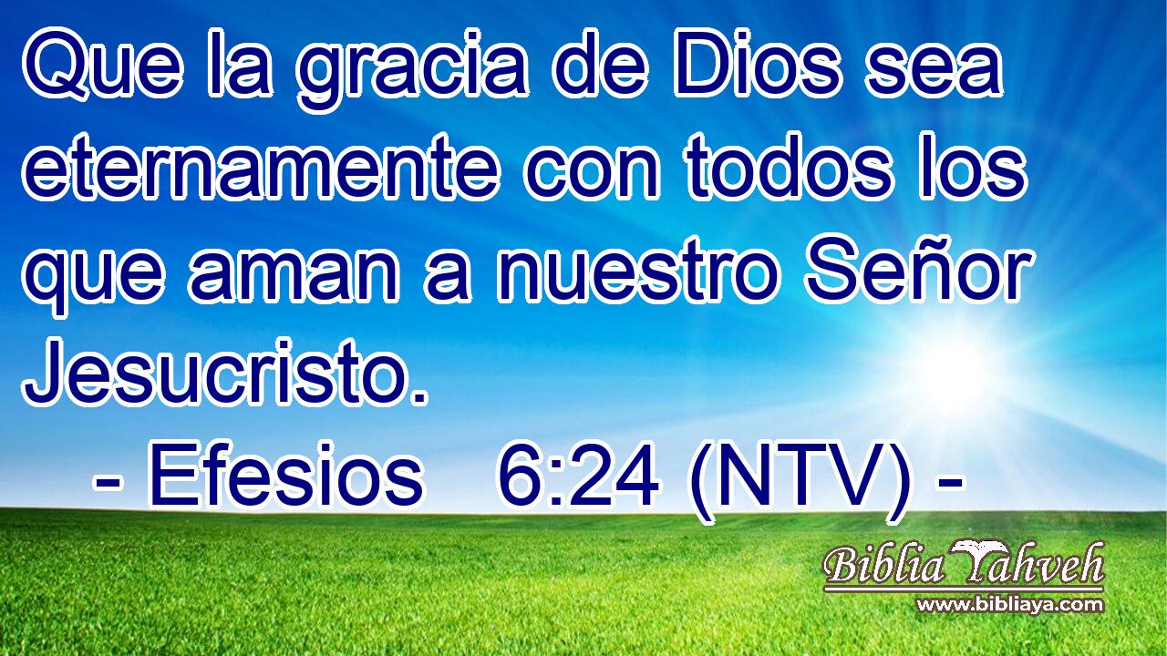 Que la gracia de Dios sea eternamente con todos los que aman a nuestro Señor Jesucristo.