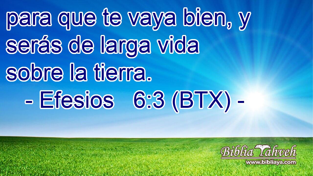 para que te vaya bien, y serás de larga vida sobre la tierra.