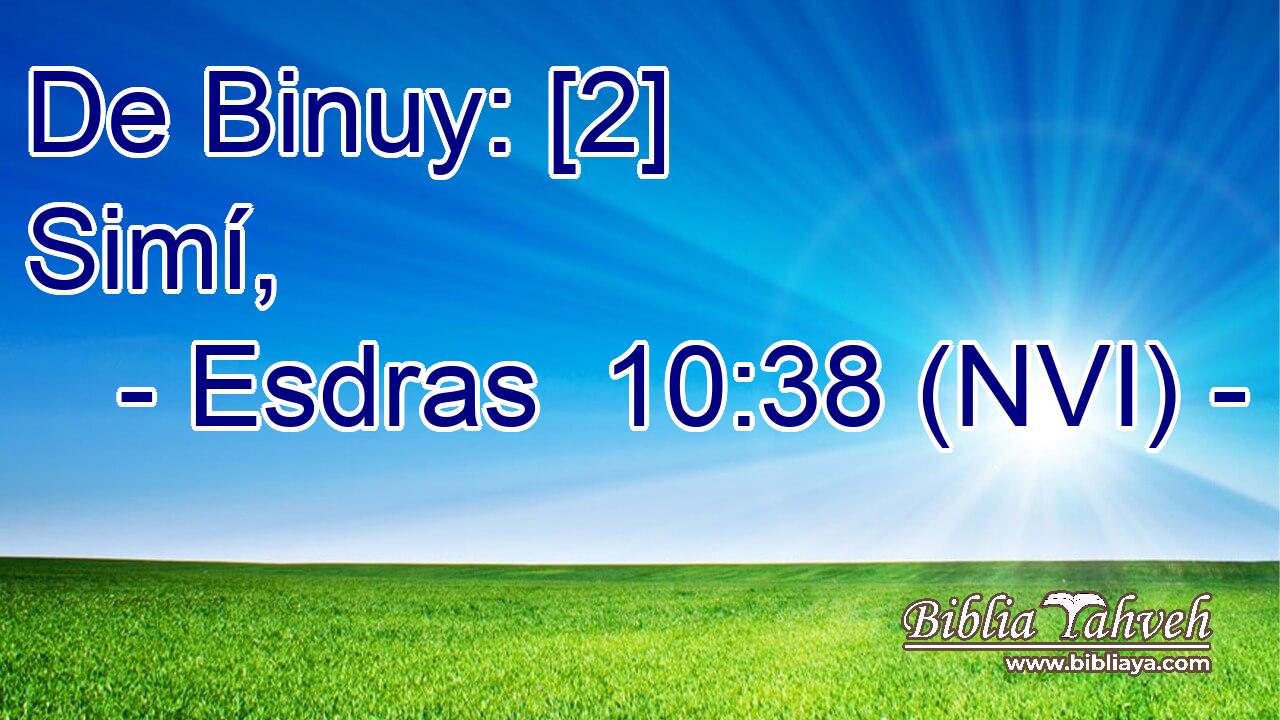 De Binuy: [2] Simí, 