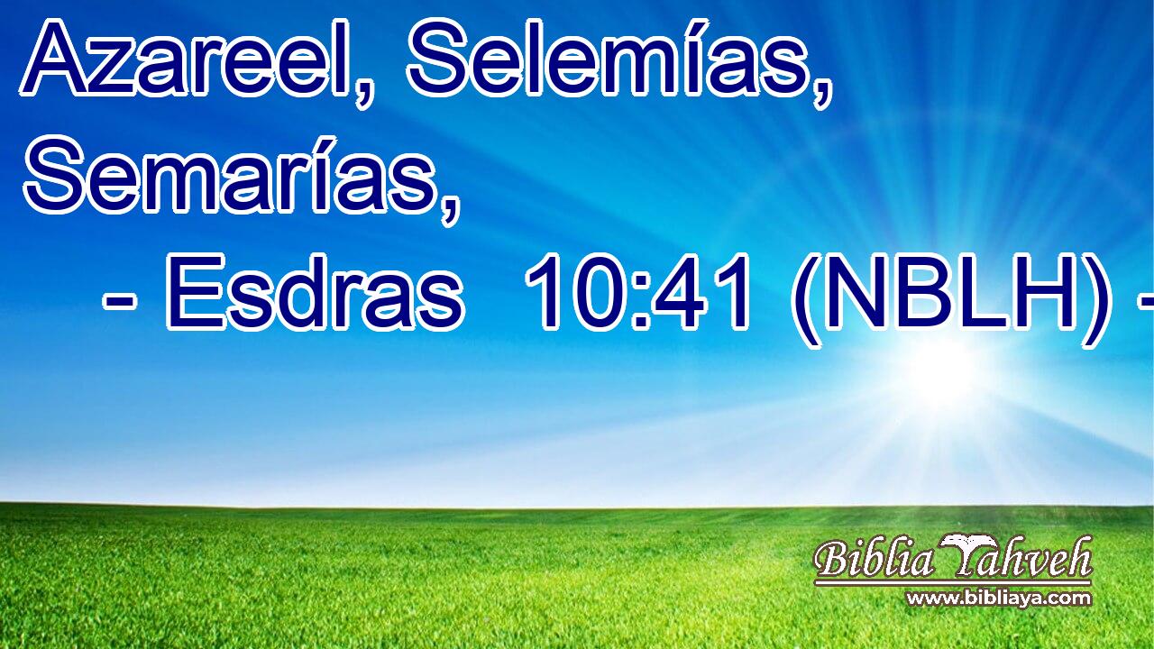  Azareel, Selemías, Semarías, 