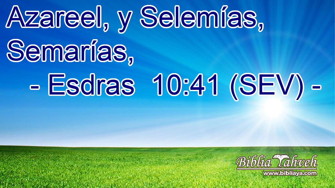 Azareel, y Selemías, Semarías,
