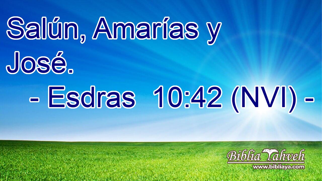  Salún, Amarías y José. 