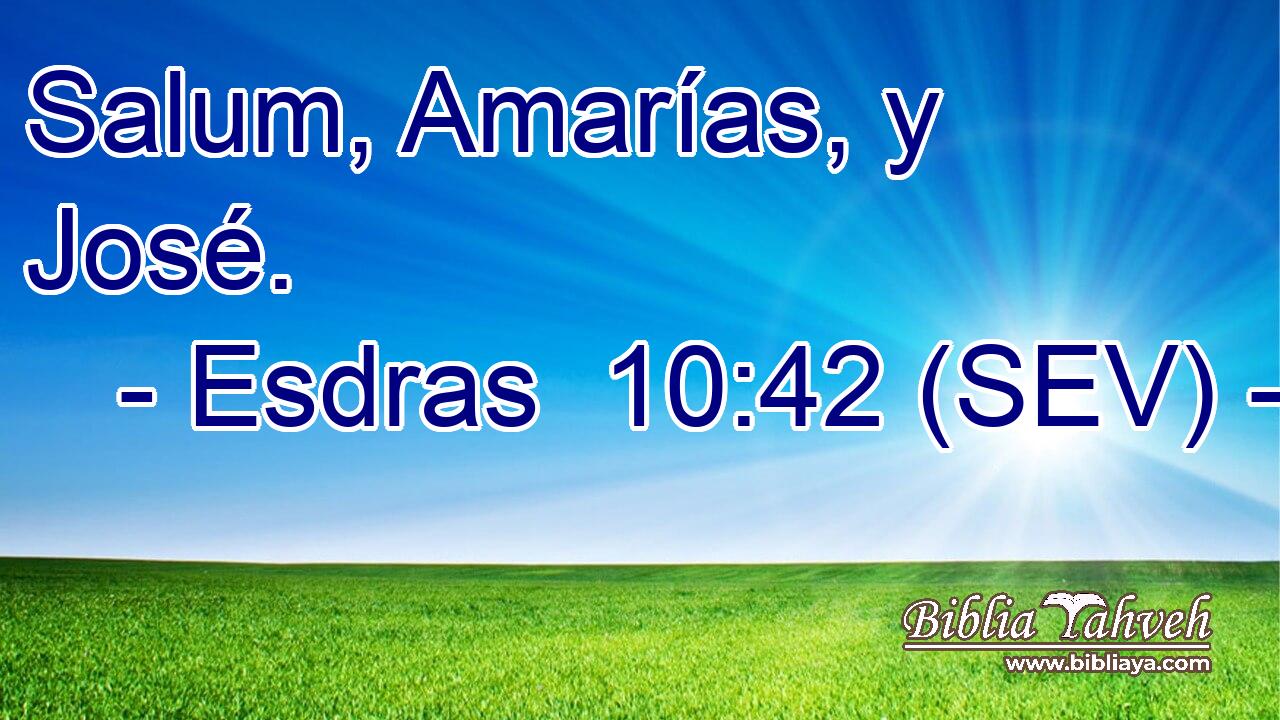 Salum, Amarías, y José.