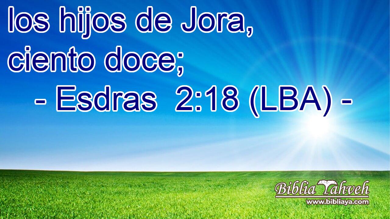 los hijos de Jora, ciento doce;