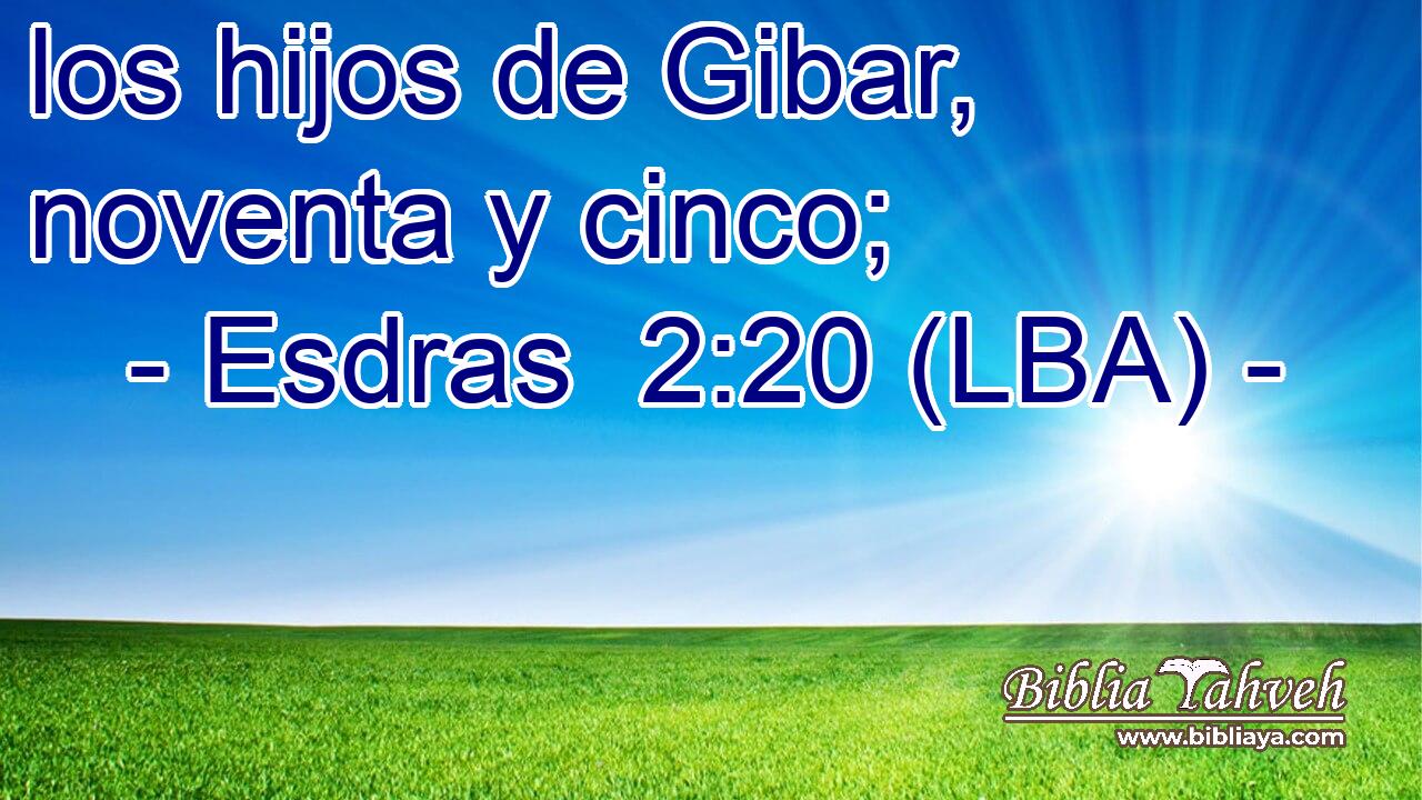 los hijos de Gibar, noventa y cinco;