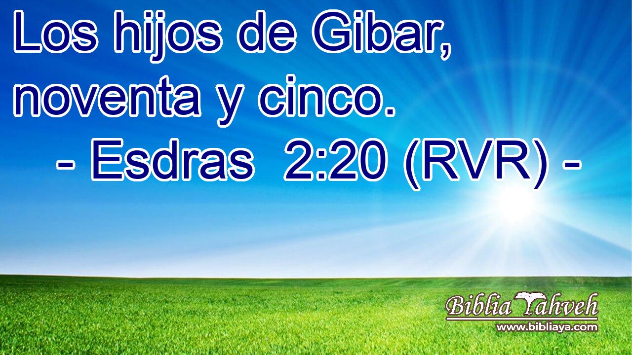 Los hijos de Gibar, noventa y cinco.