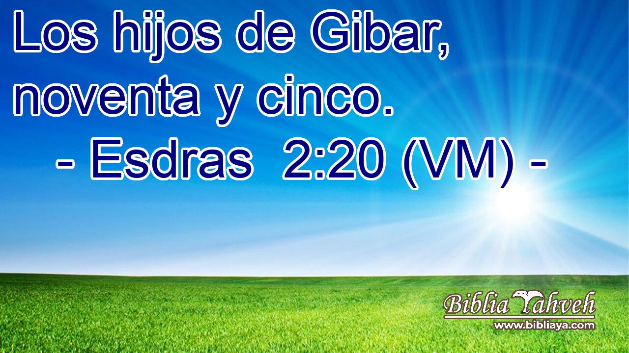  Los hijos de Gibar, noventa y cinco. 