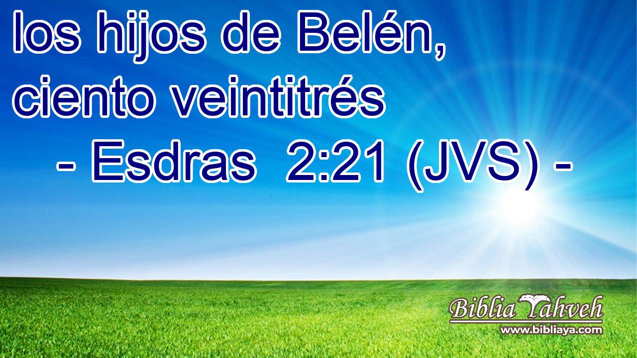 los hijos de Belén, ciento veintitrés
