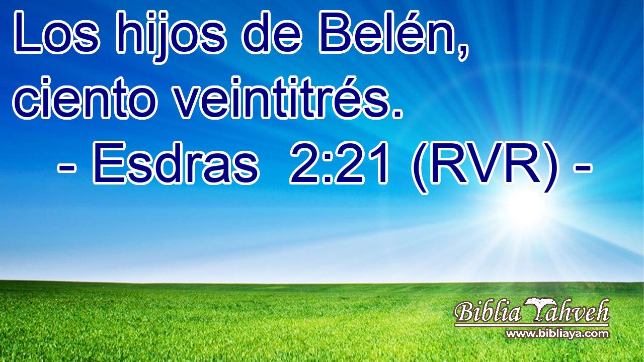 Los hijos de Belén, ciento veintitrés.