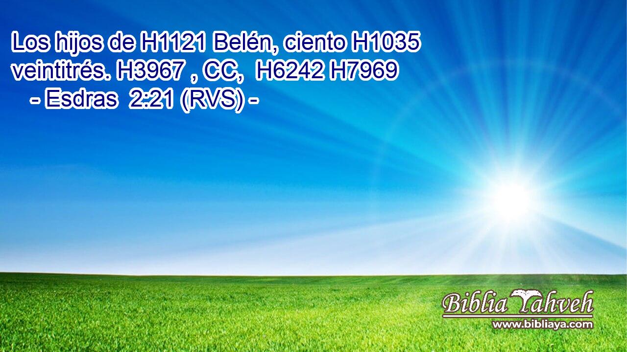 Los hijos de H1121 Belén, ciento H1035  veintitrés. H3967 , CC,  H6242 H7969 