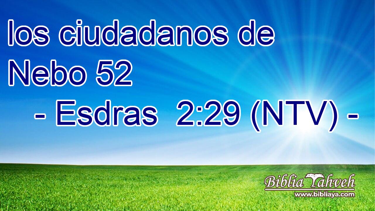 los ciudadanos de Nebo 52  
