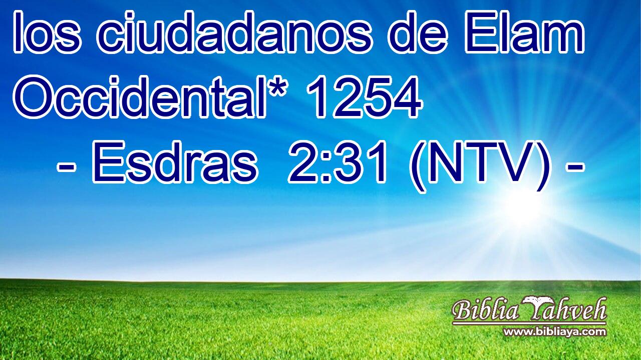 los ciudadanos de Elam Occidental* 1254  