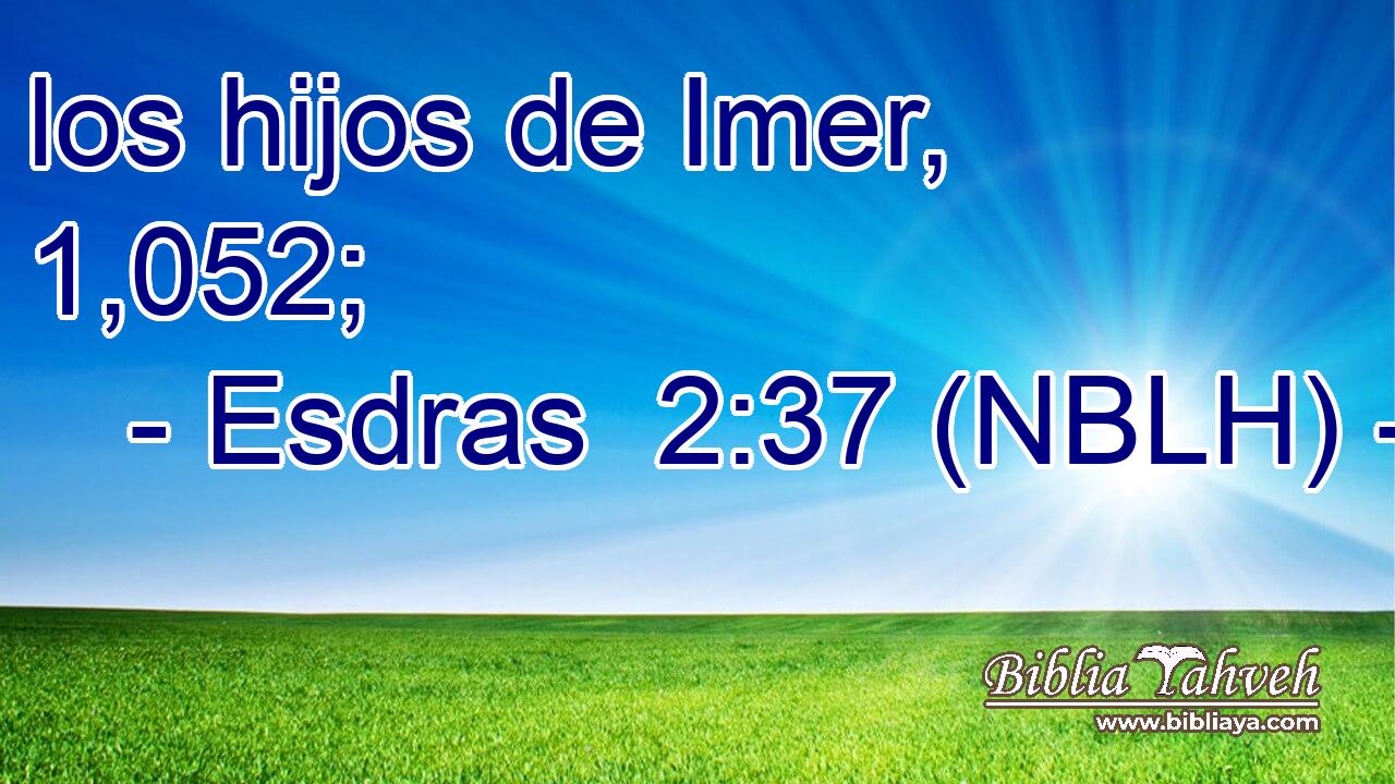  los hijos de Imer, 1,052; 
