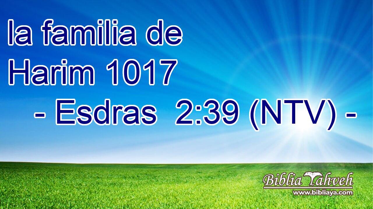 la familia de Harim 1017  