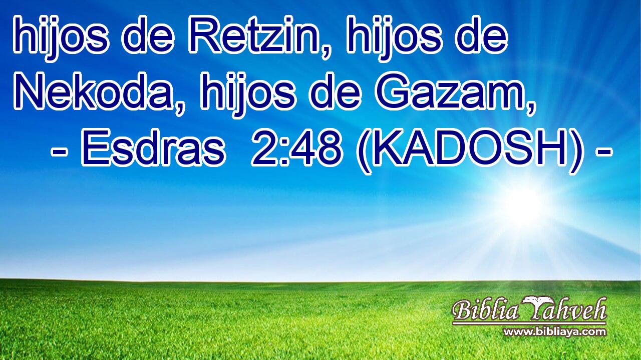  hijos de Retzin, hijos de Nekoda, hijos de Gazam, 