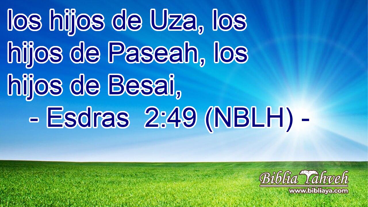  los hijos de Uza, los hijos de Paseah, los hijos de Besai, 