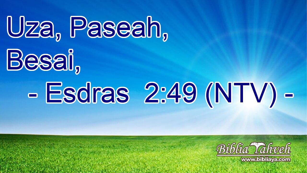 Uza, Paseah, Besai,