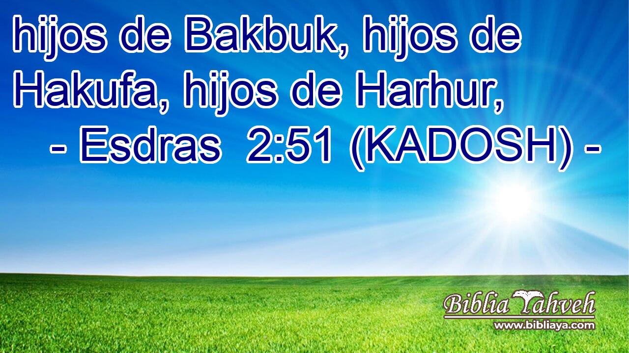  hijos de Bakbuk, hijos de Hakufa, hijos de Harhur, 