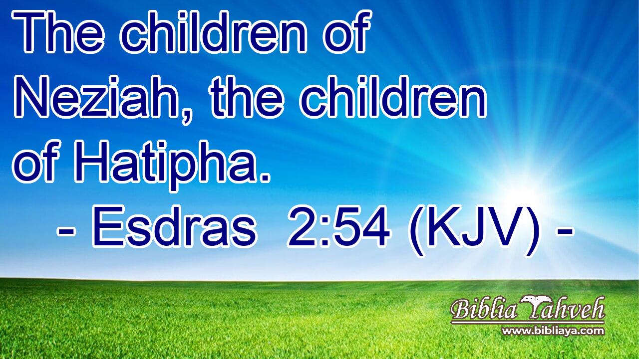 The children of Neziah, the children of Hatipha.