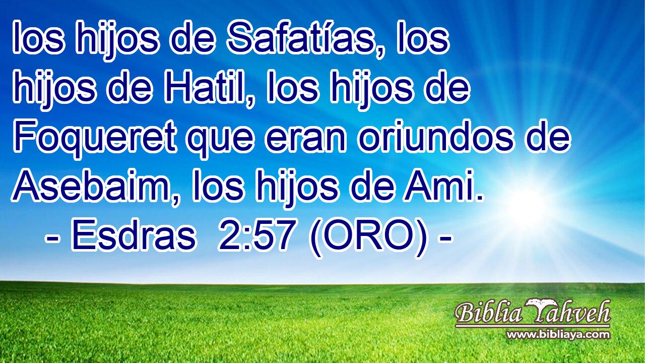  los hijos de Safatías, los hijos de Hatil, los hijos de Foqueret que eran oriundos de Asebaim, los hijos de Ami. 