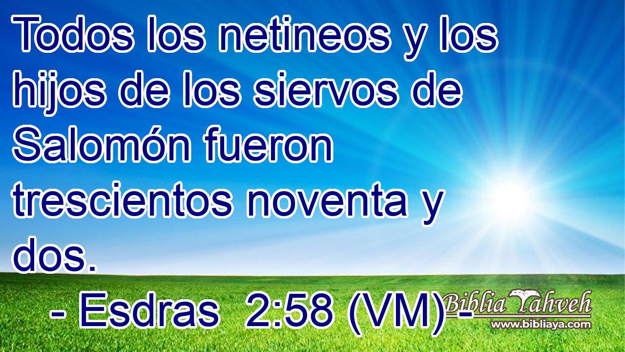  Todos los netineos y los hijos de los siervos de Salomón fueron trescientos noventa y dos. 