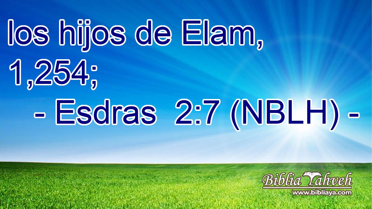  los hijos de Elam, 1,254; 