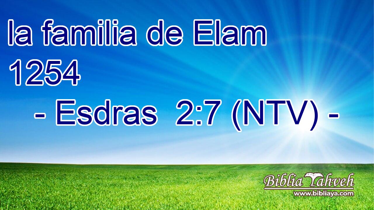 la familia de Elam 1254  