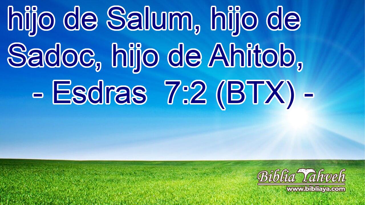 hijo de Salum, hijo de Sadoc, hijo de Ahitob,