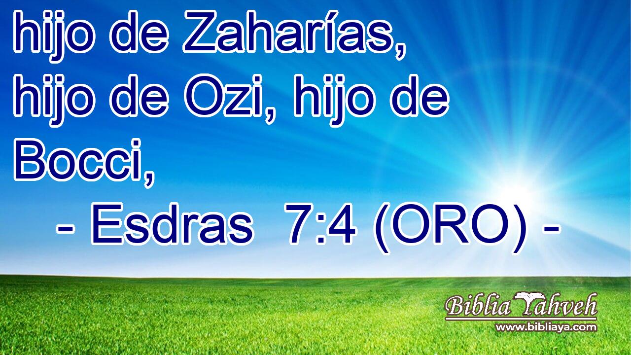  hijo de Zaharías, hijo de Ozi, hijo de Bocci, 