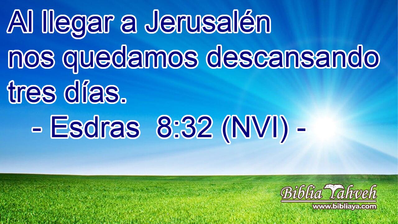  Al llegar a Jerusalén nos quedamos descansando tres días. 
