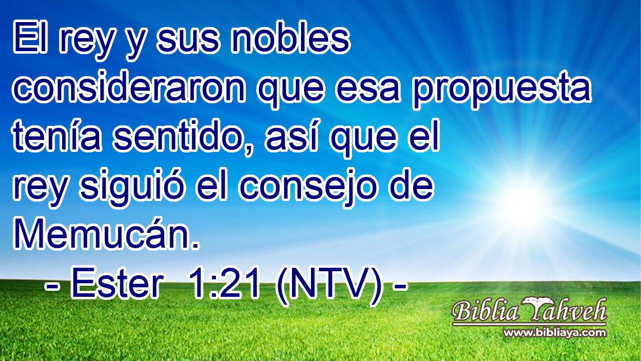 El rey y sus nobles consideraron que esa propuesta tenía sentido, así que el rey siguió el consejo de Memucán.
